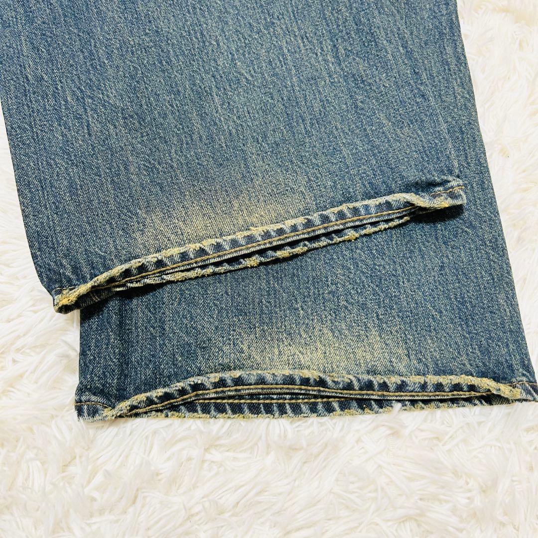 LAGUA GEM CLASSIC WASH TUCK デニム　ブルー　25