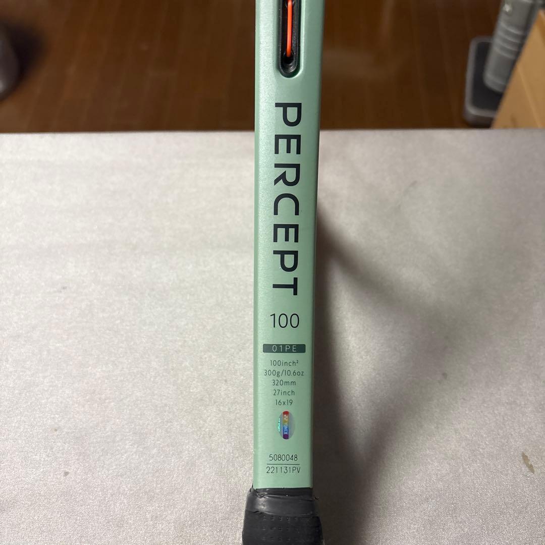 YONEX PERCEPT 100 G3 グリップサイズ3 グリーン/オレンジ