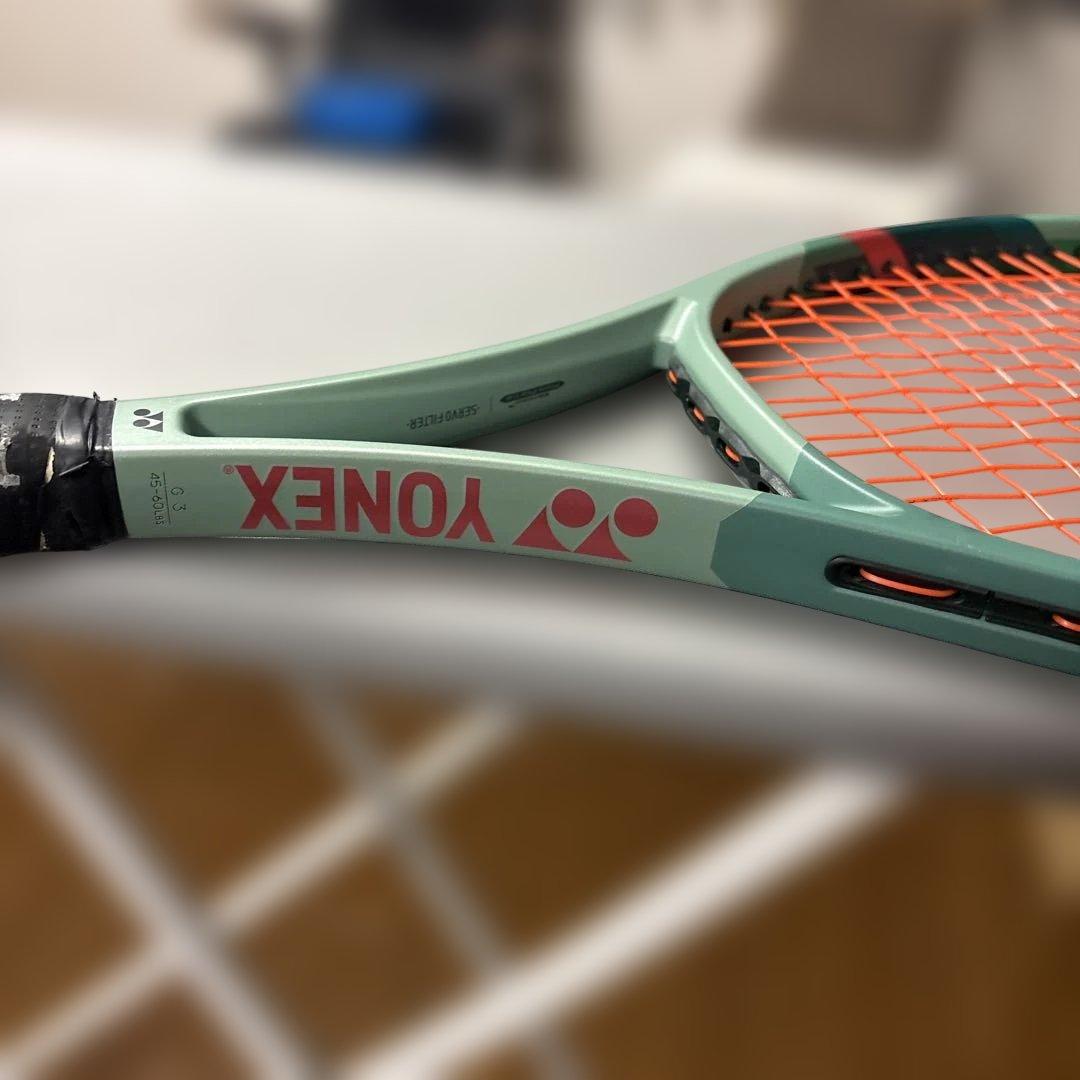 YONEX PERCEPT 100 G3 グリップサイズ3 グリーン/オレンジ