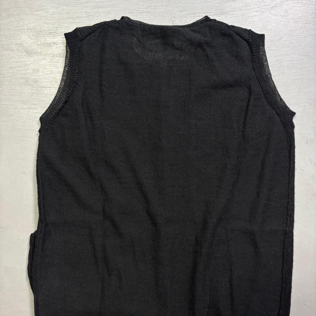 Y's YOHJI YAMAMOTO ベスト　アクリル　ヘンプ　モード　3サイズ