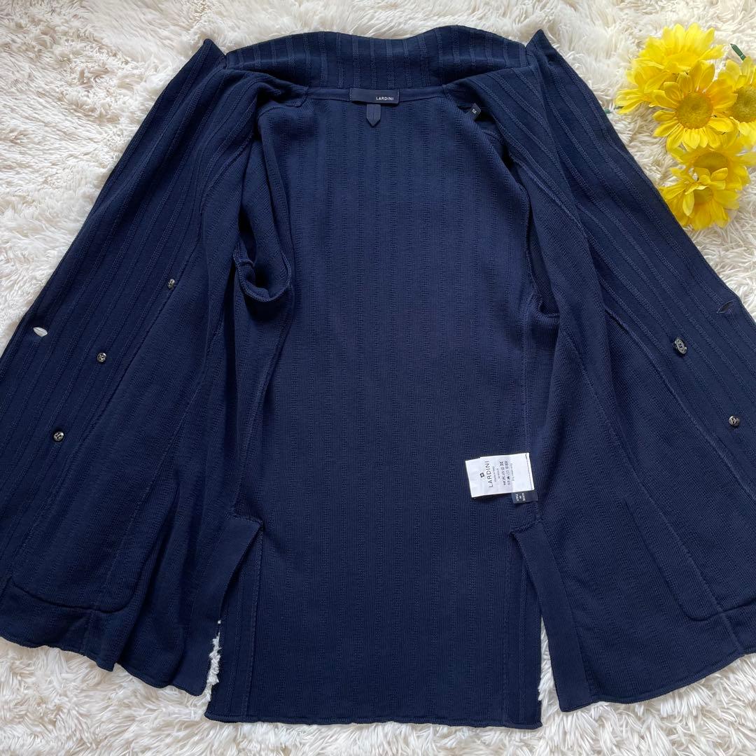 極美品✨ ラルディーニ コットン100% ニットジャケット メンズ M相当