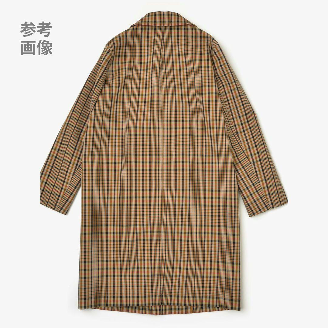 近年モデル✨完売品【極美品】アクアスキュータム チェックロングコート 定価12万