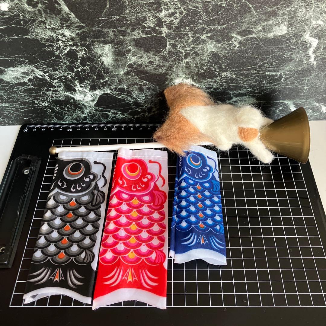 羊毛フェルト 犬 パピヨン3 こどもの日 専用