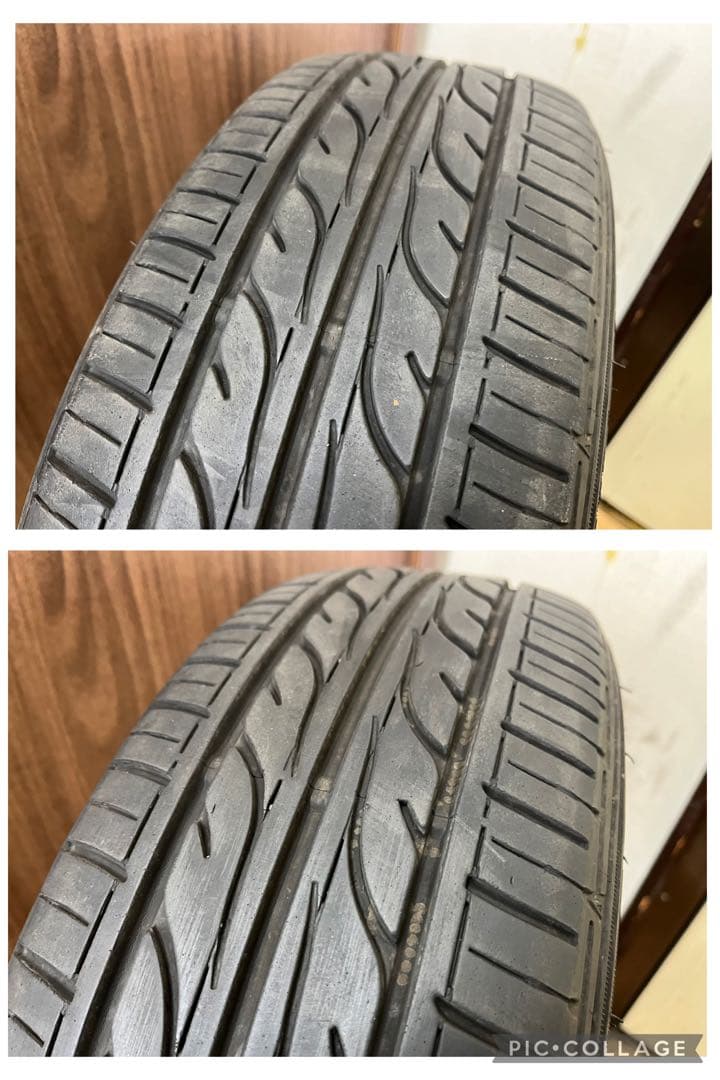 2022年製 ダンロップ 中古夏タイヤ165/55R15 ４本セット 軽自動車