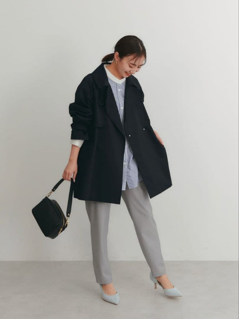 green label relaxing C/L ミドル トレンチ コート