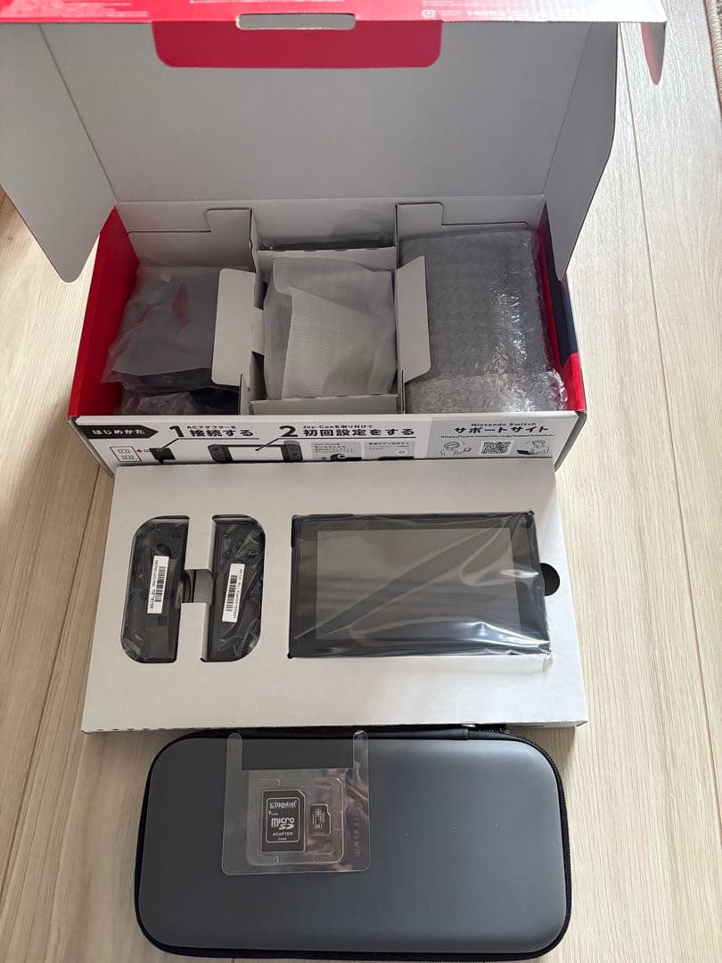 Switch 一式 グレー　ケース、SDカード付き