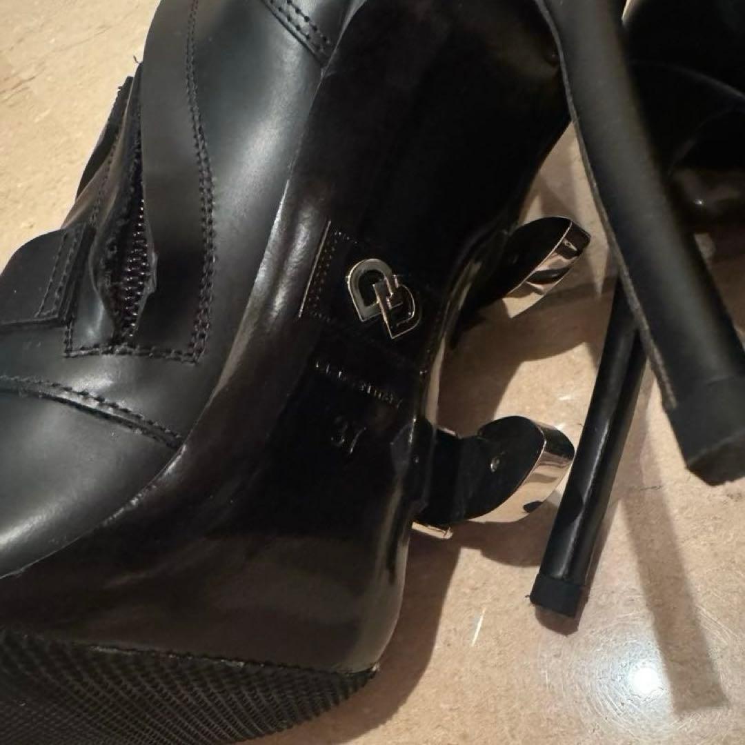 ディースクエアード DSQUARED2 バックル　ヒール　ブーツ