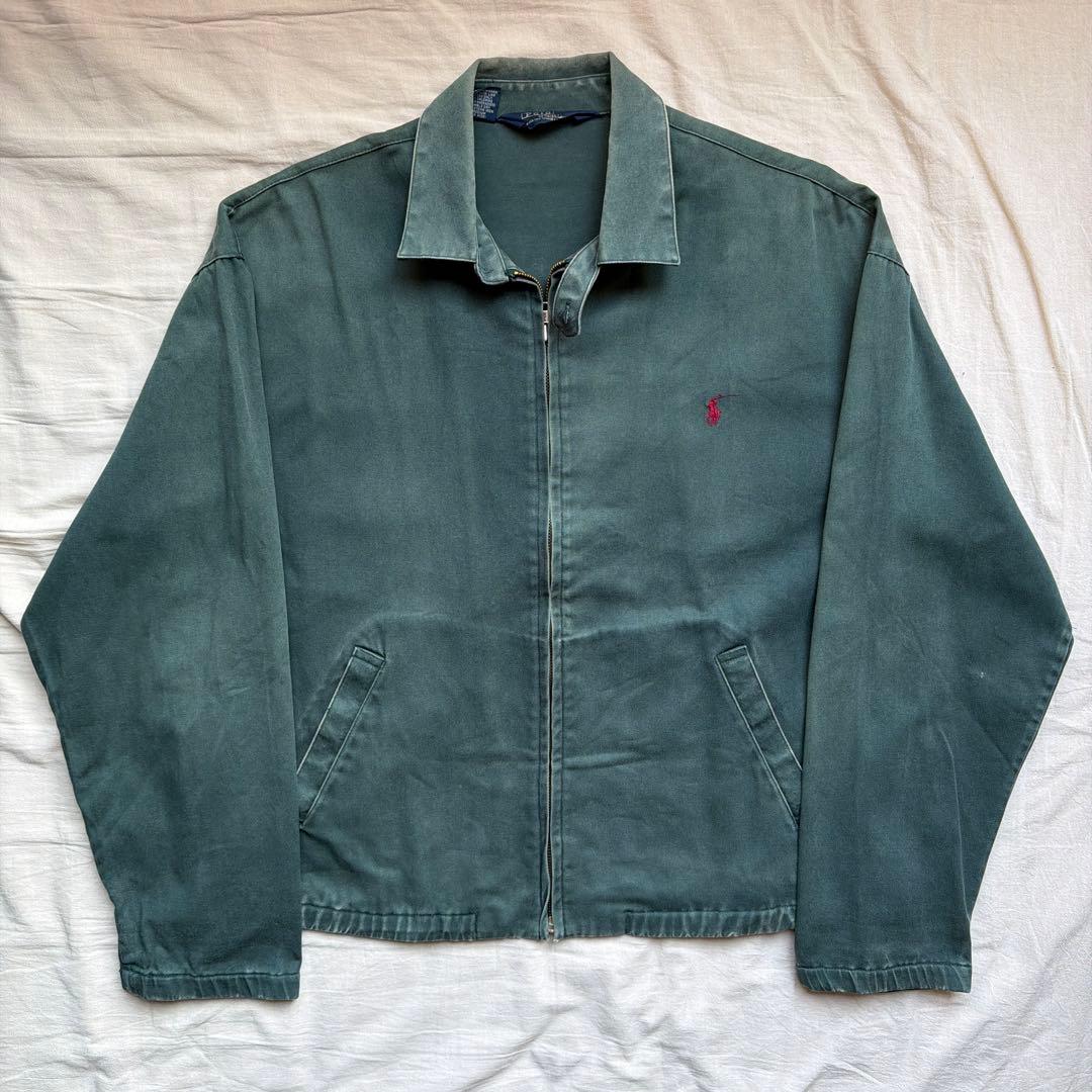 【80s】USA製 Ralph Lauren スウィングトップ フェード