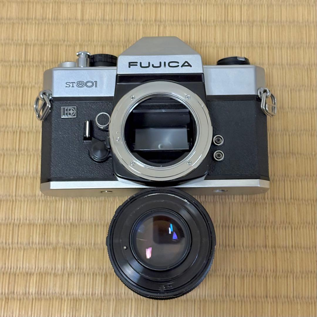 FUJICA ST801 フィルムカメラ FUJINON 55mm f1.8