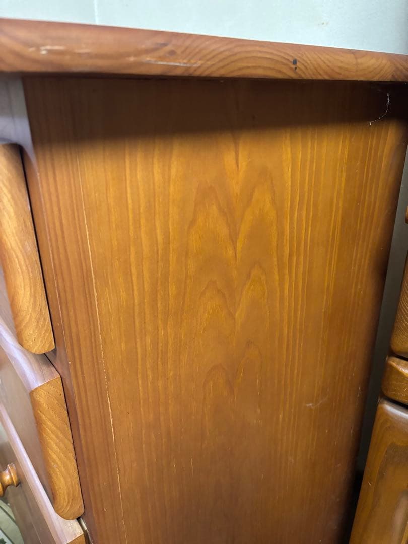 木製　チェスト5段　中古品