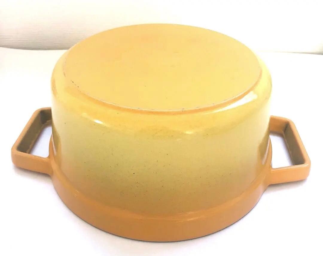タイムセール【廃盤色】ストウブ ピコ・ココット ラウンド 20cm イエロー