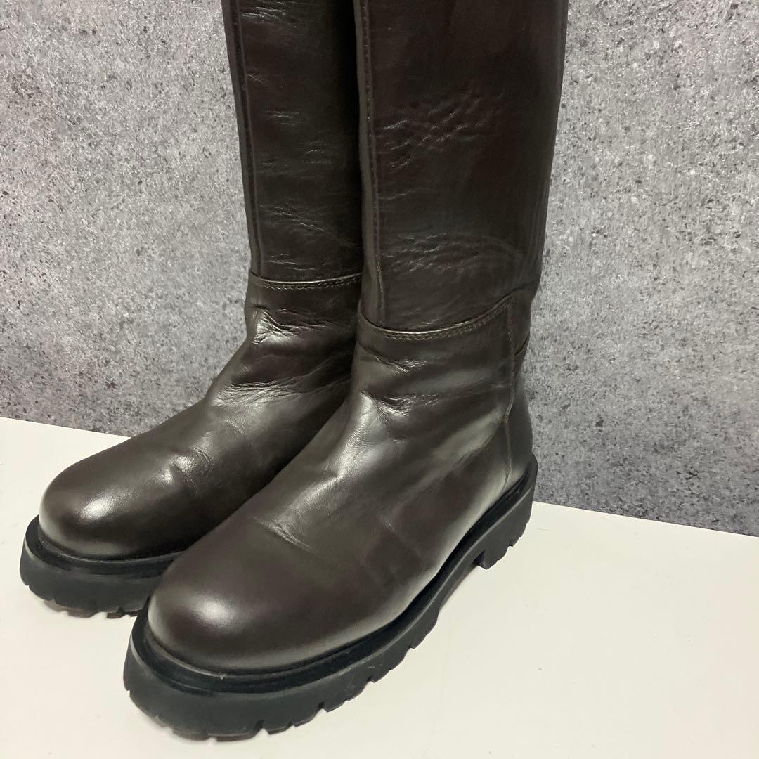 別注　カミナンド　レザー　ロングブーツ　サイズ6