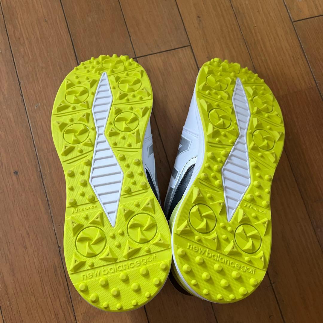 New Balance ゴルフシューズ 女性用 ホワイト/イエロー