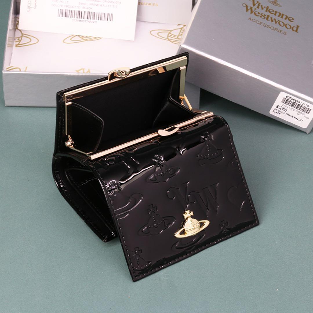 Vivienne Westwood ブラック三つ折り財布＃213