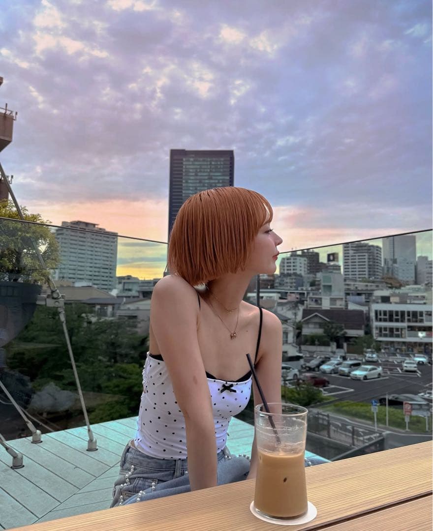 トップス Glowny 25ss BLUSH CAMI TOP