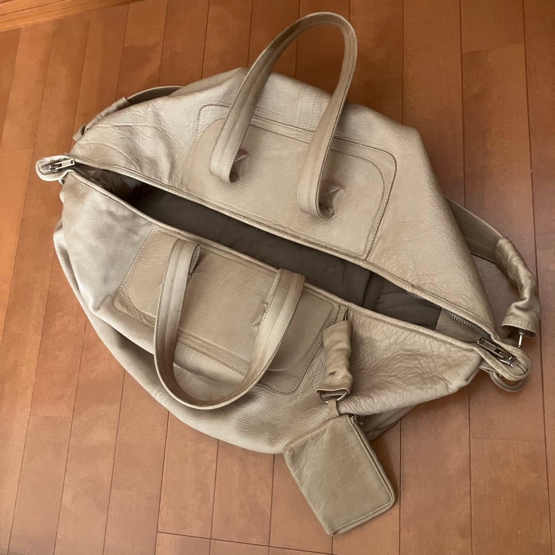 Rick Owens ラッカーニジップ カーフレザー ボストンバッグ