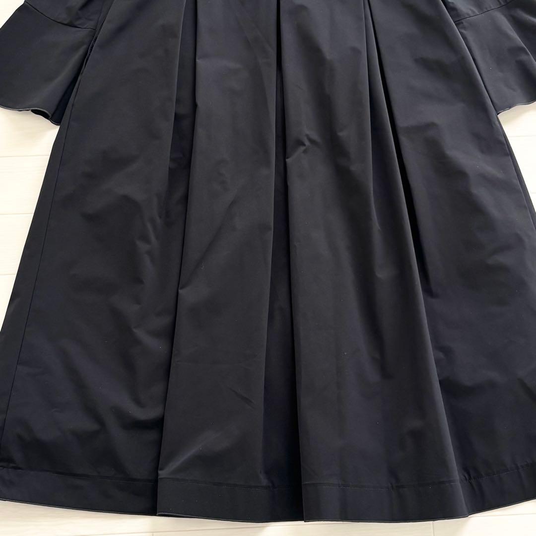 【美品】TOMORROWLANDストレッチタフタ ボックスタックワンピース