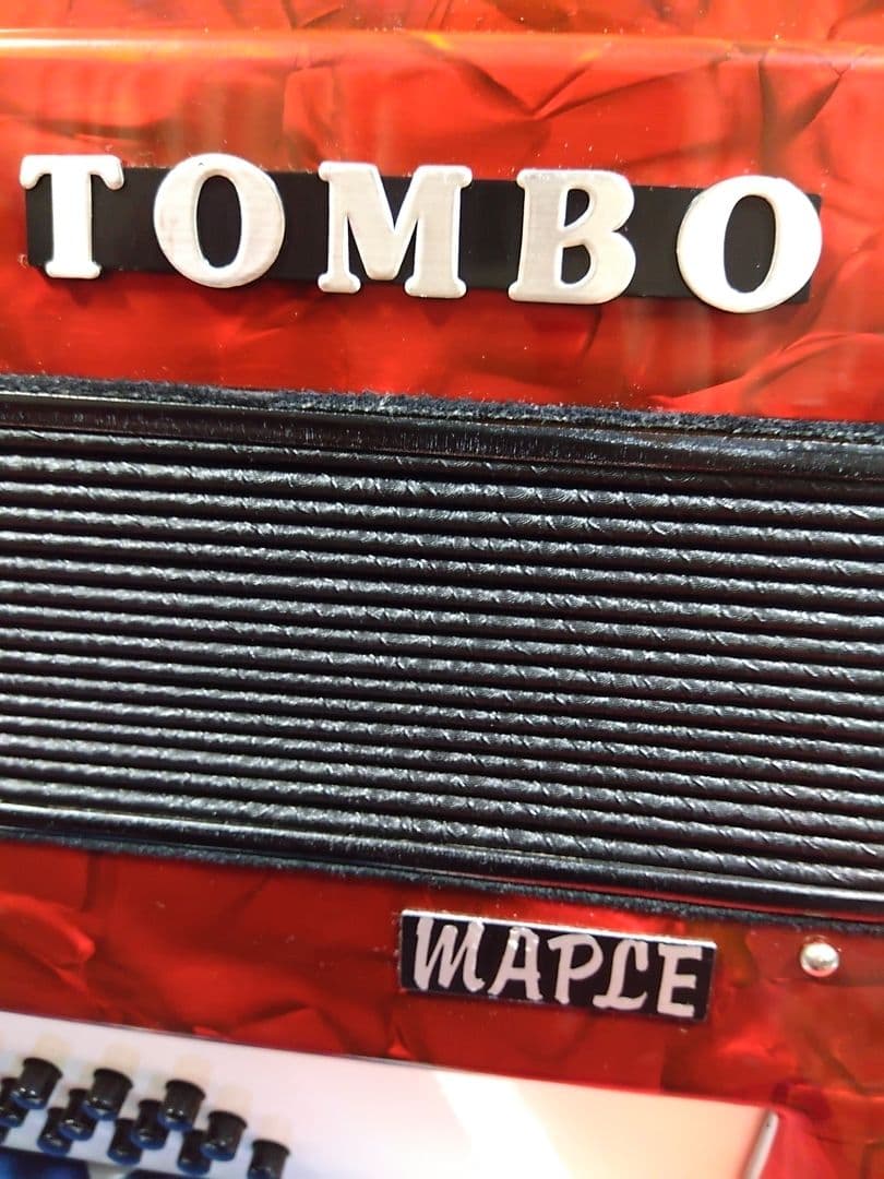 【即演奏可】TOMBO T24N アコーディオン 整備簡易調律済32鍵24ベース