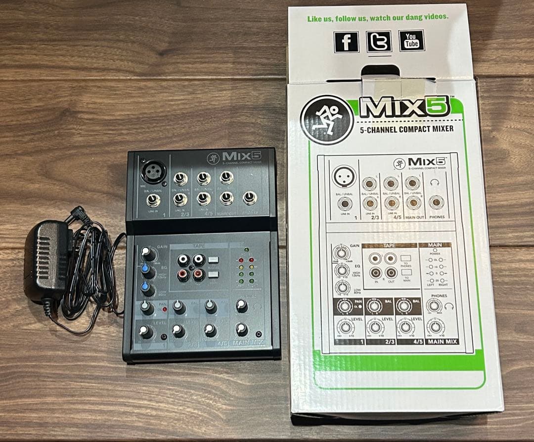 配信機器・PA機器・レコーディング機器 MACKIE MIX5 Analog Mixer