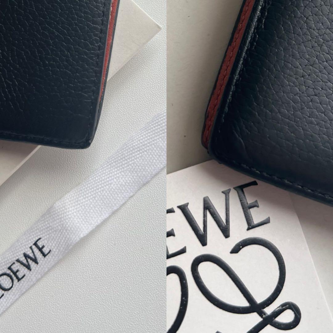 120 極上美品 LOEWE ロエベ 2つ折り財布