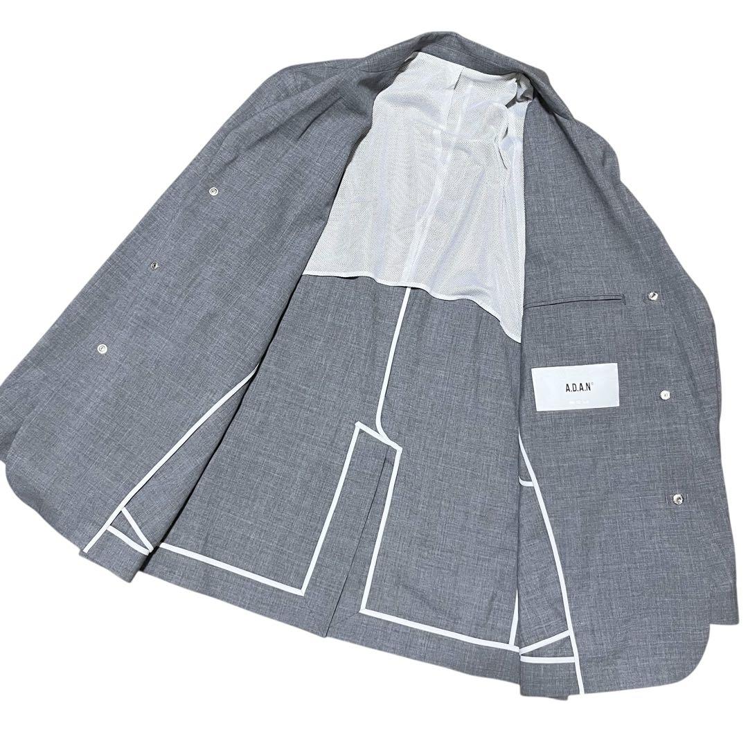 SSK美品　A.D.A.N セットアップ M ジャケット&パンツ　グレー