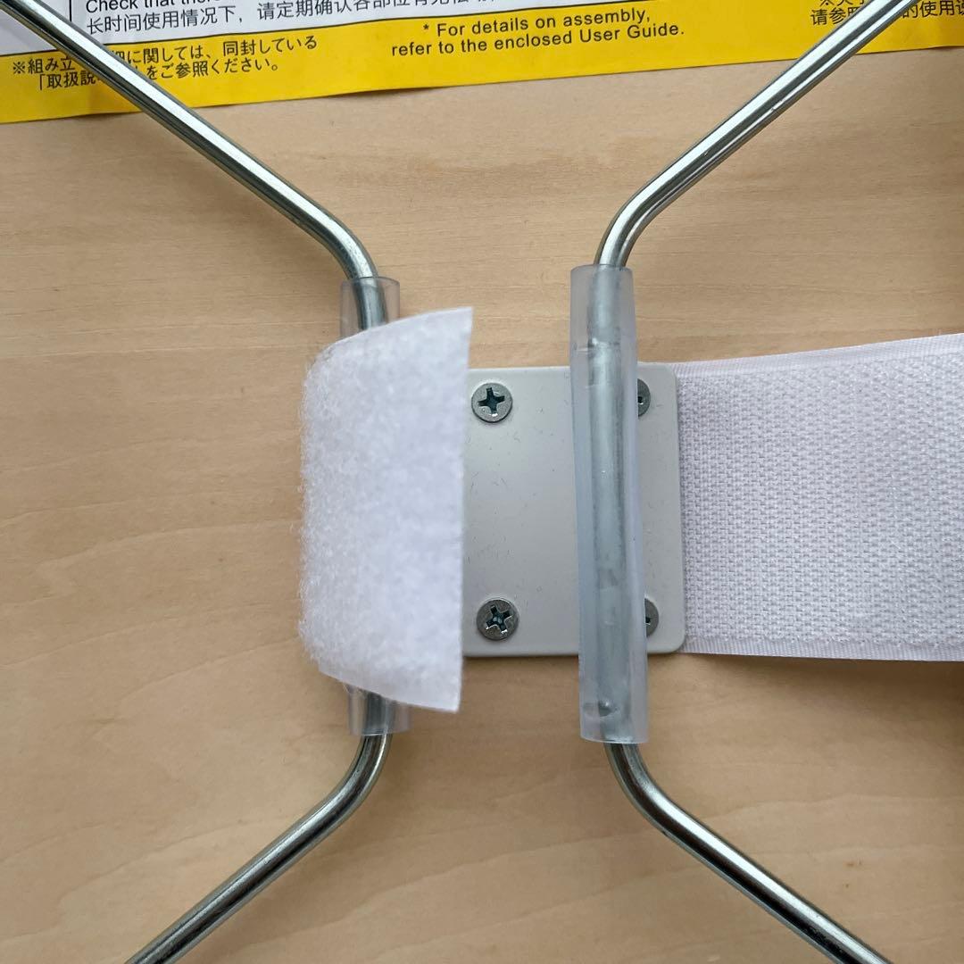 IROJIRO様リクエスト品 無印良品】スチールパイプテーブル 折りたたみ式 白