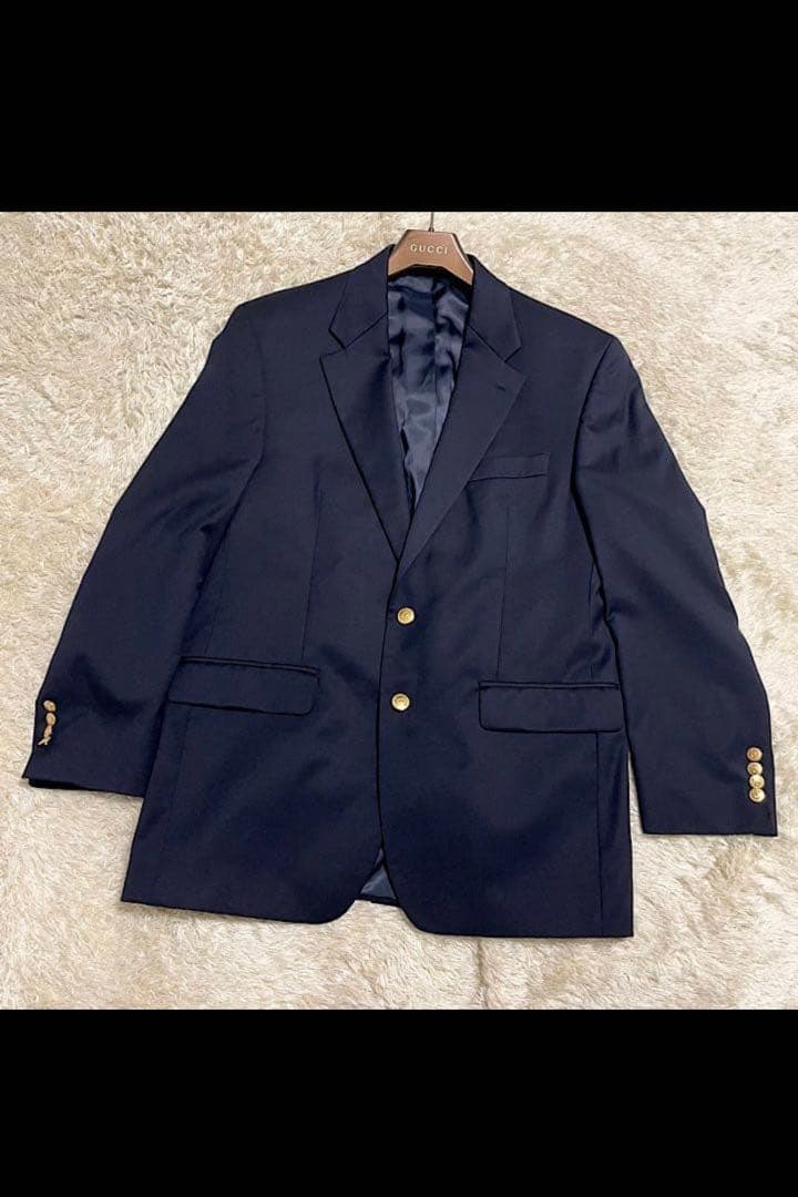 LAUREN RALPH LAUREN ネイビー テーラードジャケット