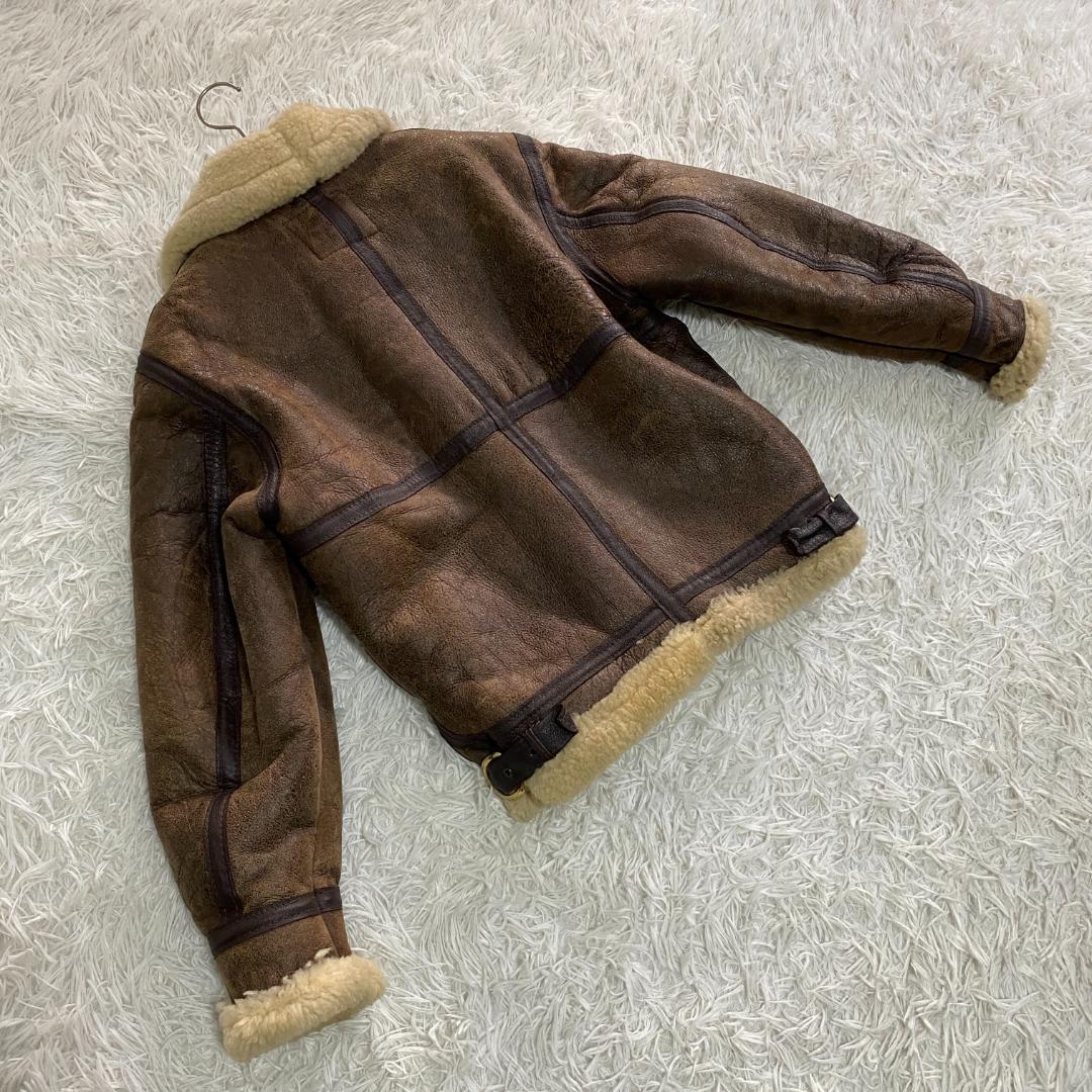 激レア✨SCHOTT/ショット【L】B-3ムートンフライトジャケットです