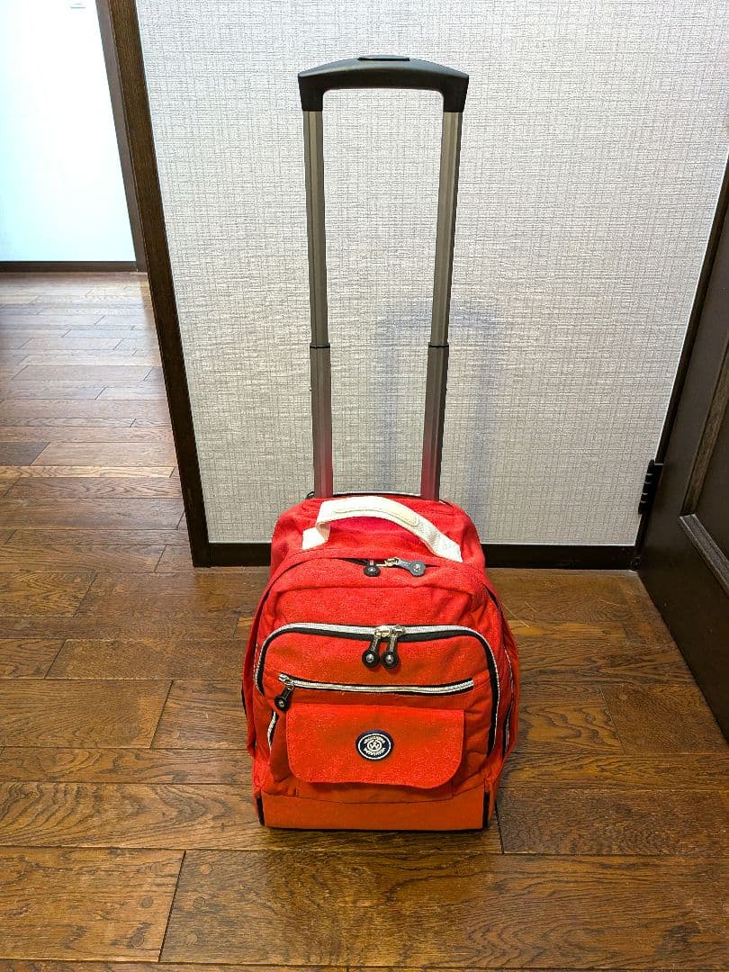 【美品】撥水加工 大容量 旅行カバン キャスター付きリュック リュック