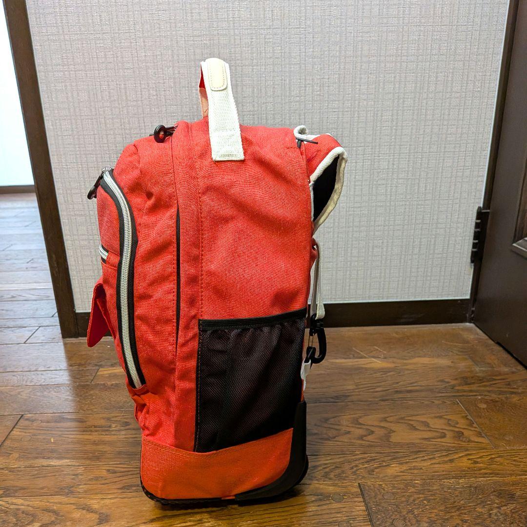 【美品】撥水加工 大容量 旅行カバン キャスター付きリュック リュック