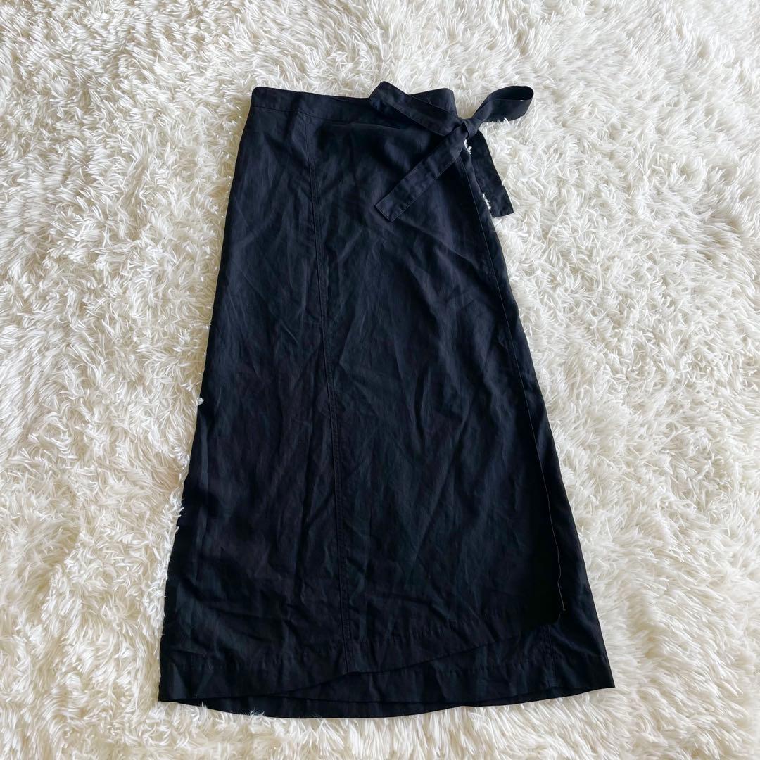 美品✨現行✨Lisiere アパルトモン　Linen Wrap Skirt 麻