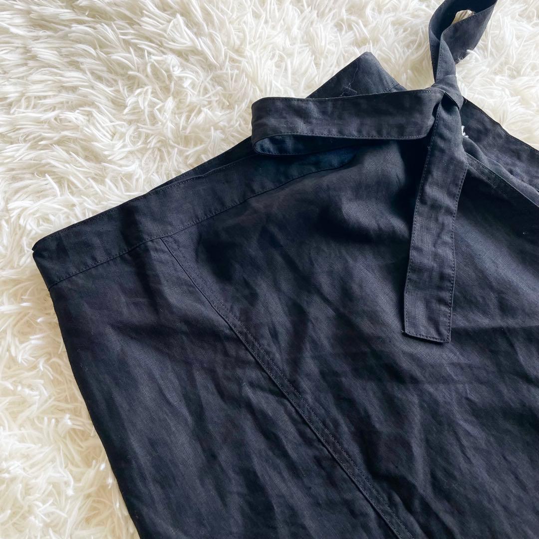 美品✨現行✨Lisiere アパルトモン　Linen Wrap Skirt 麻