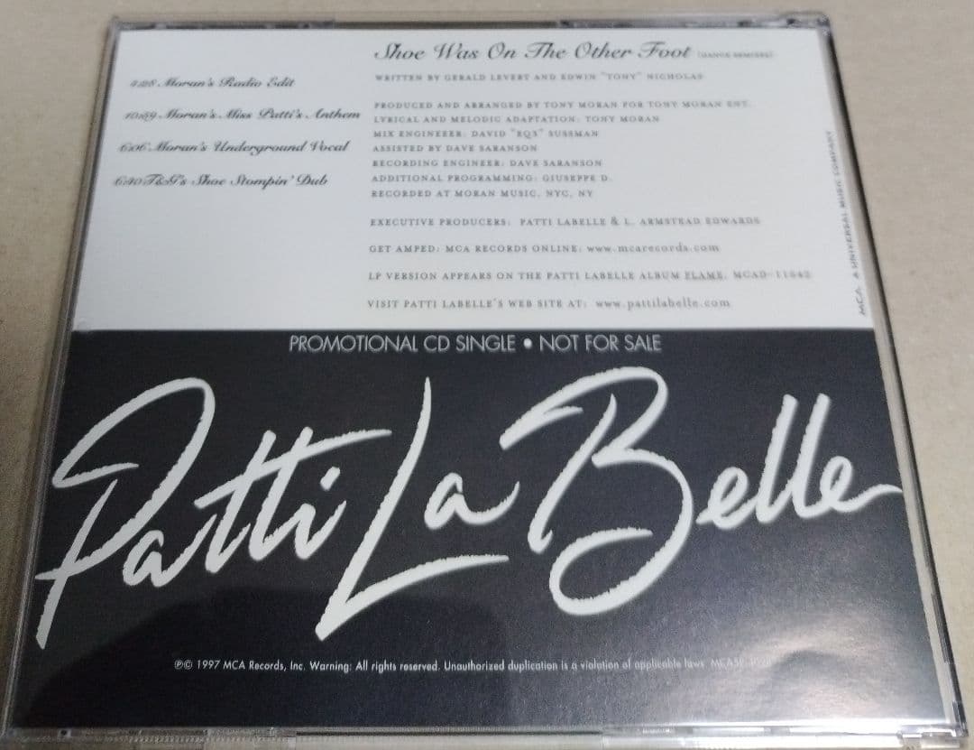 洋楽 Patti LaBelle/Shoe Was On The Other Foot