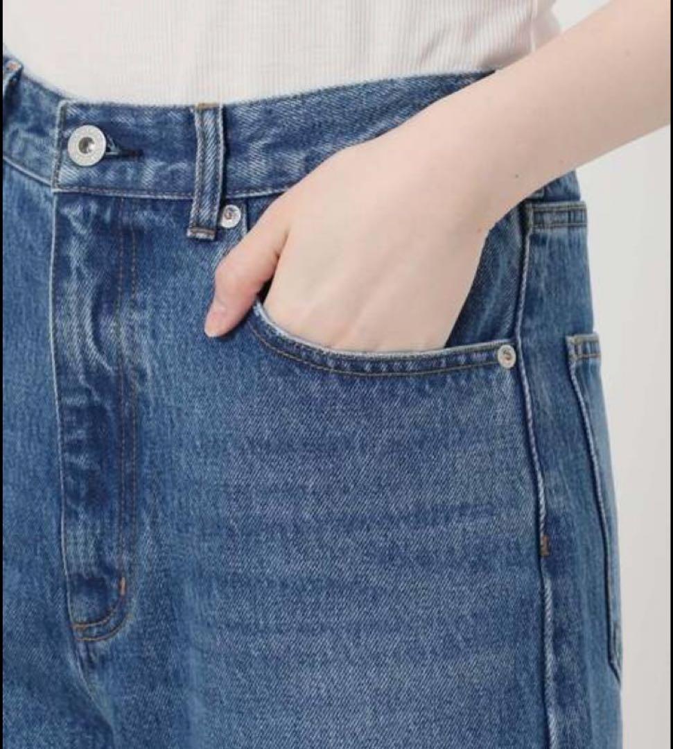 ウォッシャブル 【DU JOUR】BARREL BAGGY JEAN 36