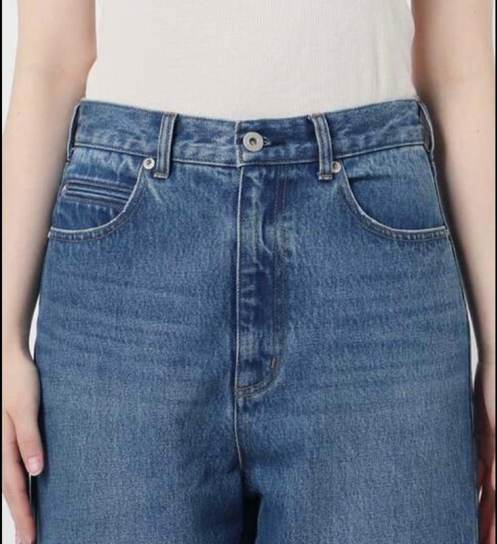 ウォッシャブル 【DU JOUR】BARREL BAGGY JEAN 36