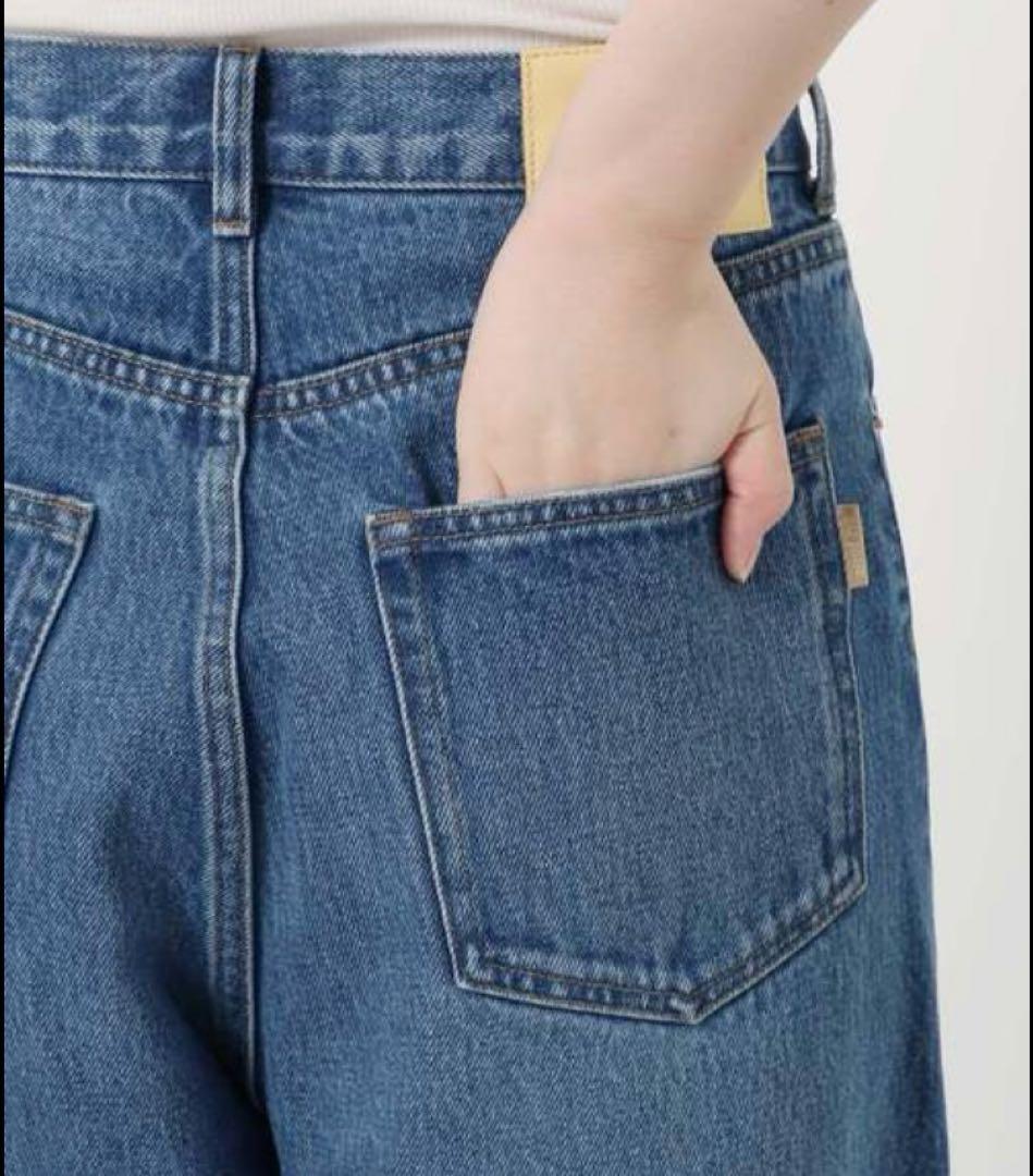 ウォッシャブル 【DU JOUR】BARREL BAGGY JEAN 36