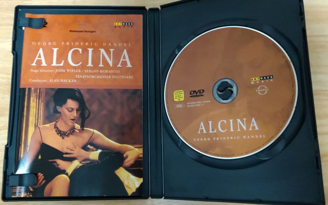 ヘンデル　アルチーナ　DVD　キャサリン・ネーグルスタッド　アラン・ハッカー