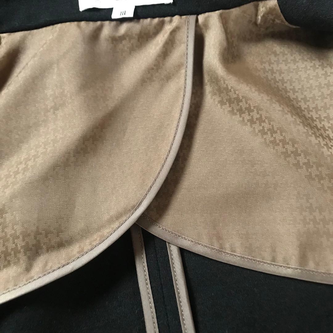 未使用品　ナラカミーチェ　ストレッチジャケット　黒　Ⅲサイズ　LL ゆったり