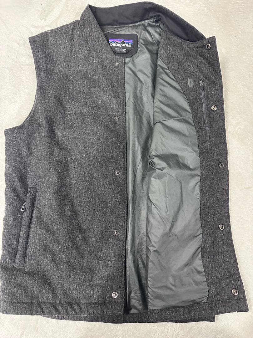 Patagonia ウールベスト M グレー STY27440