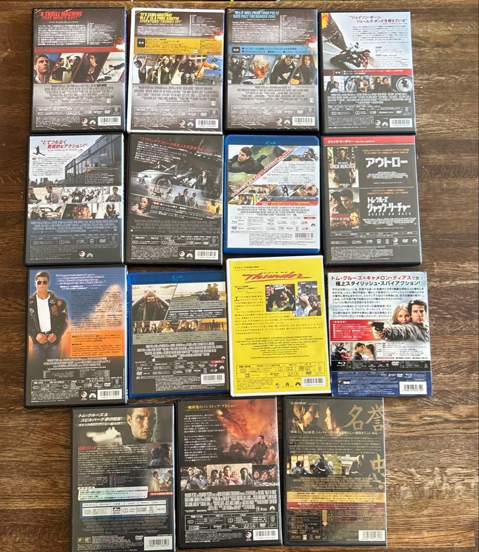 トムクルーズDVD,ブルーレイ全15巻❣️ミッションインポッシブル、トップガン他