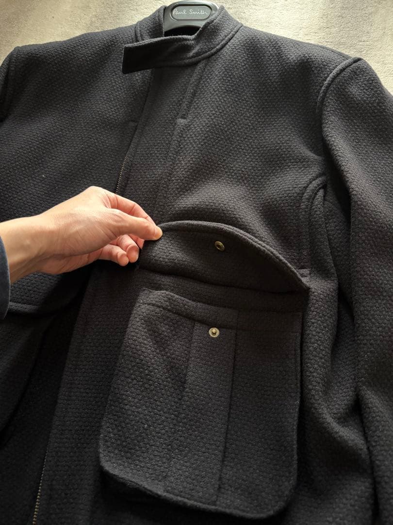 Paul Smith COLLECTION ブラック ショートブルゾン　メンズ