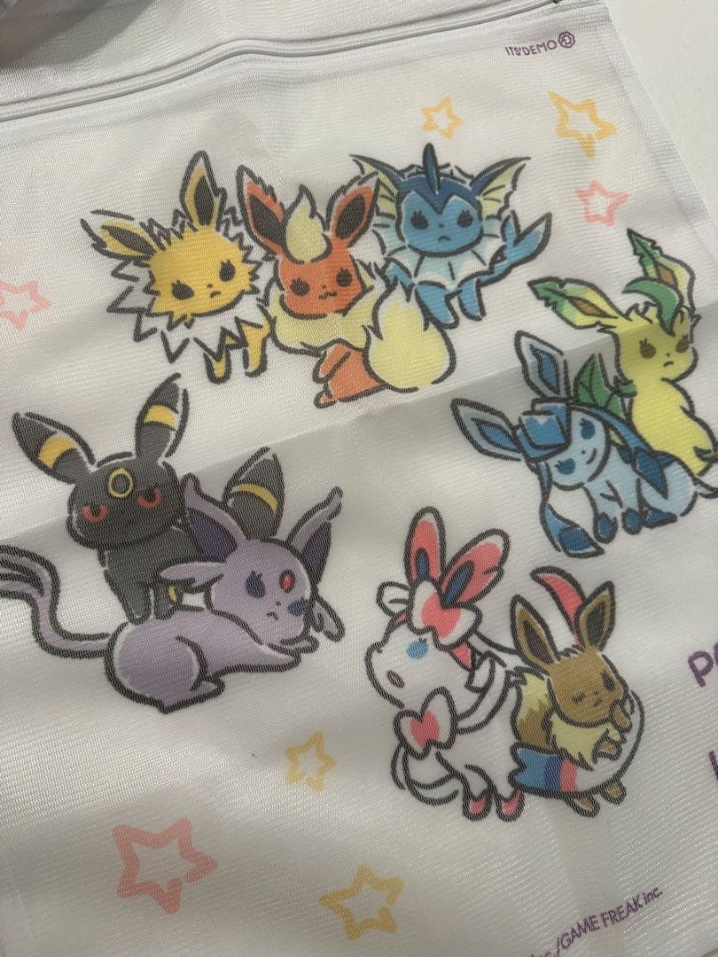 イッツデモ　ポケモン　ブイズ集合　洗濯ネット　2点セット