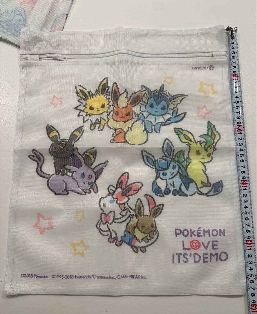 イッツデモ　ポケモン　ブイズ集合　洗濯ネット　2点セット