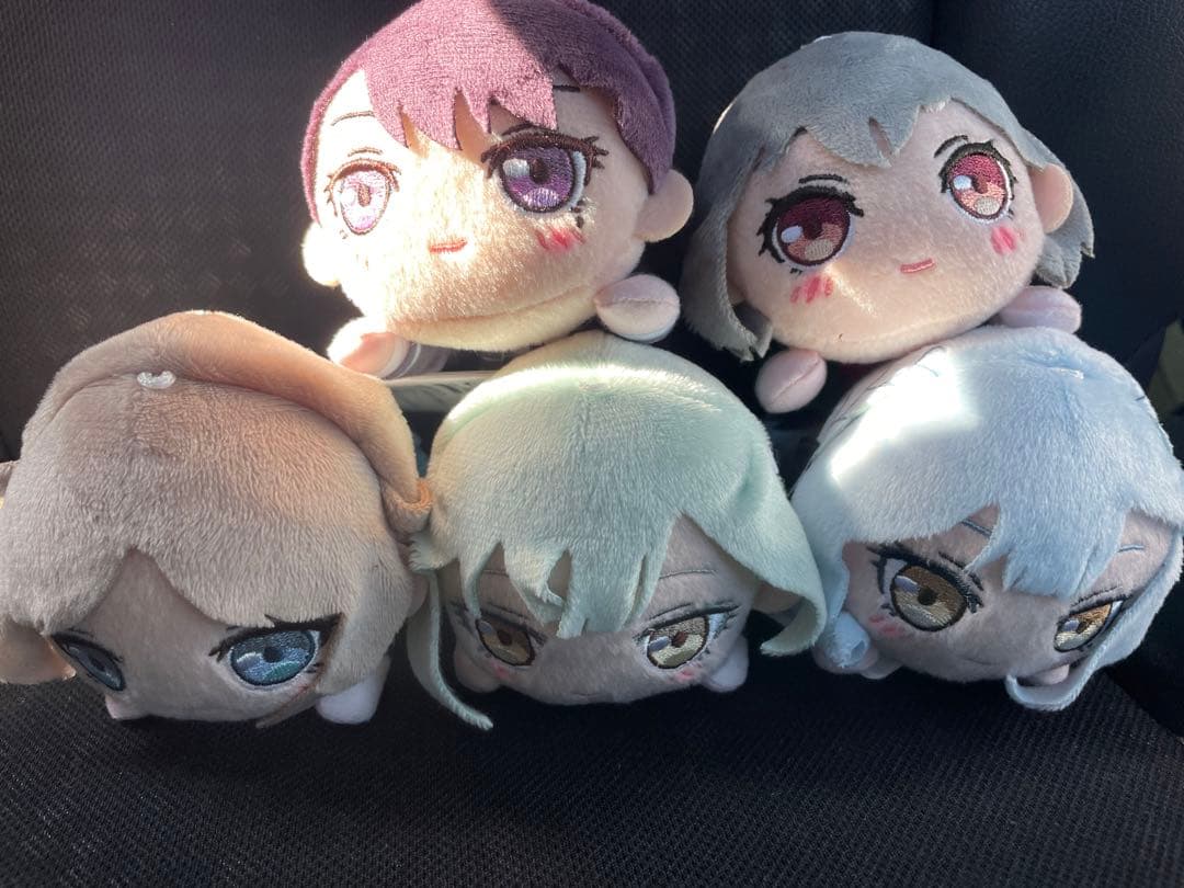 バンドリ　寝そべりミニぬいぐるみ CRYCHIC Vol.1&2 全5種セット
