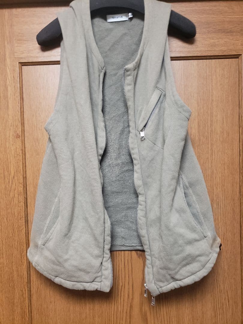 nonnative HIKER VEST COTTON SWEAT 2 セメント