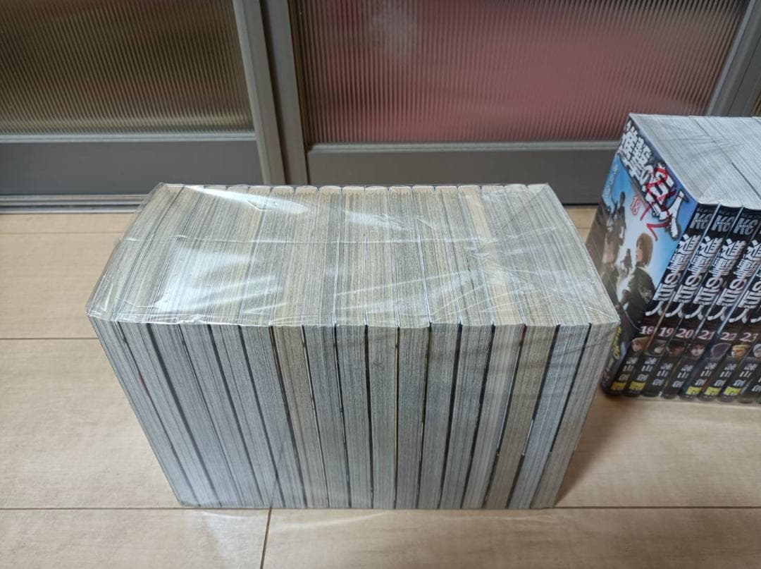 美品 帯付き 進撃の巨人 初版 全巻 全巻セット 諌山創 全３４巻 送料無料