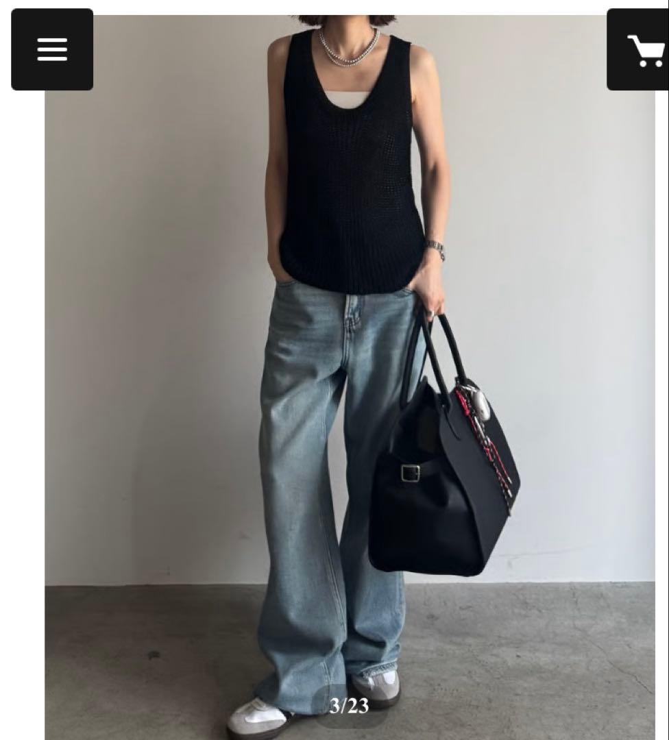 FASHIRUストレートデニムパンツ新品タグ付