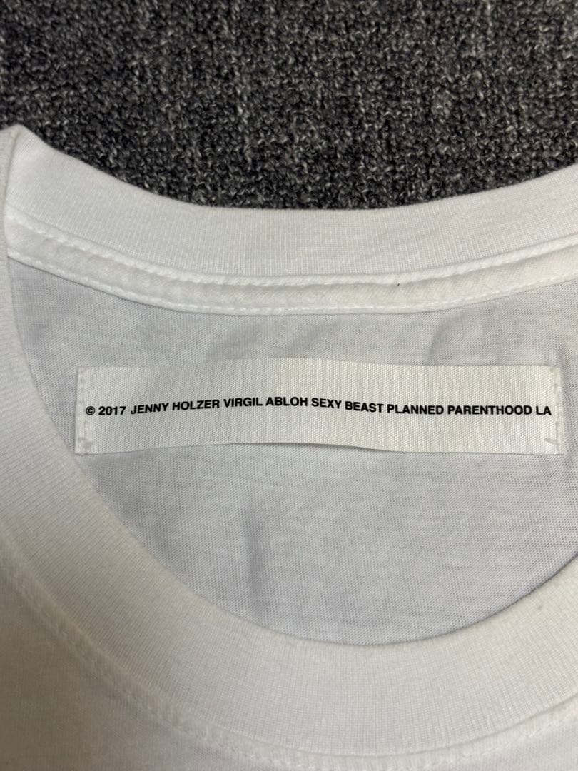 Jenny Holzer x Virgil Abloh Tシャツ Mサイズ