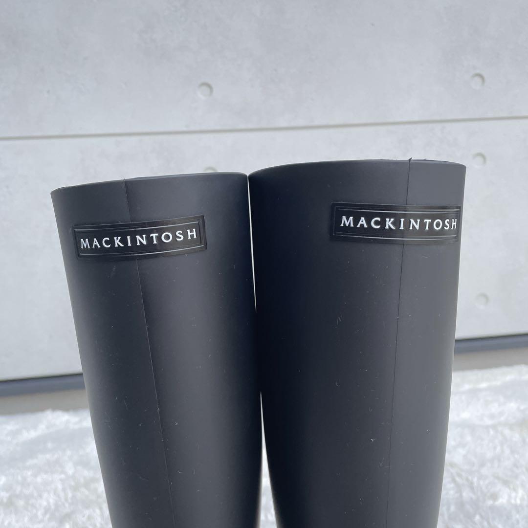 美品✨MACKINTOSH レインブーツ ブラック 長靴 ロングブーツ
