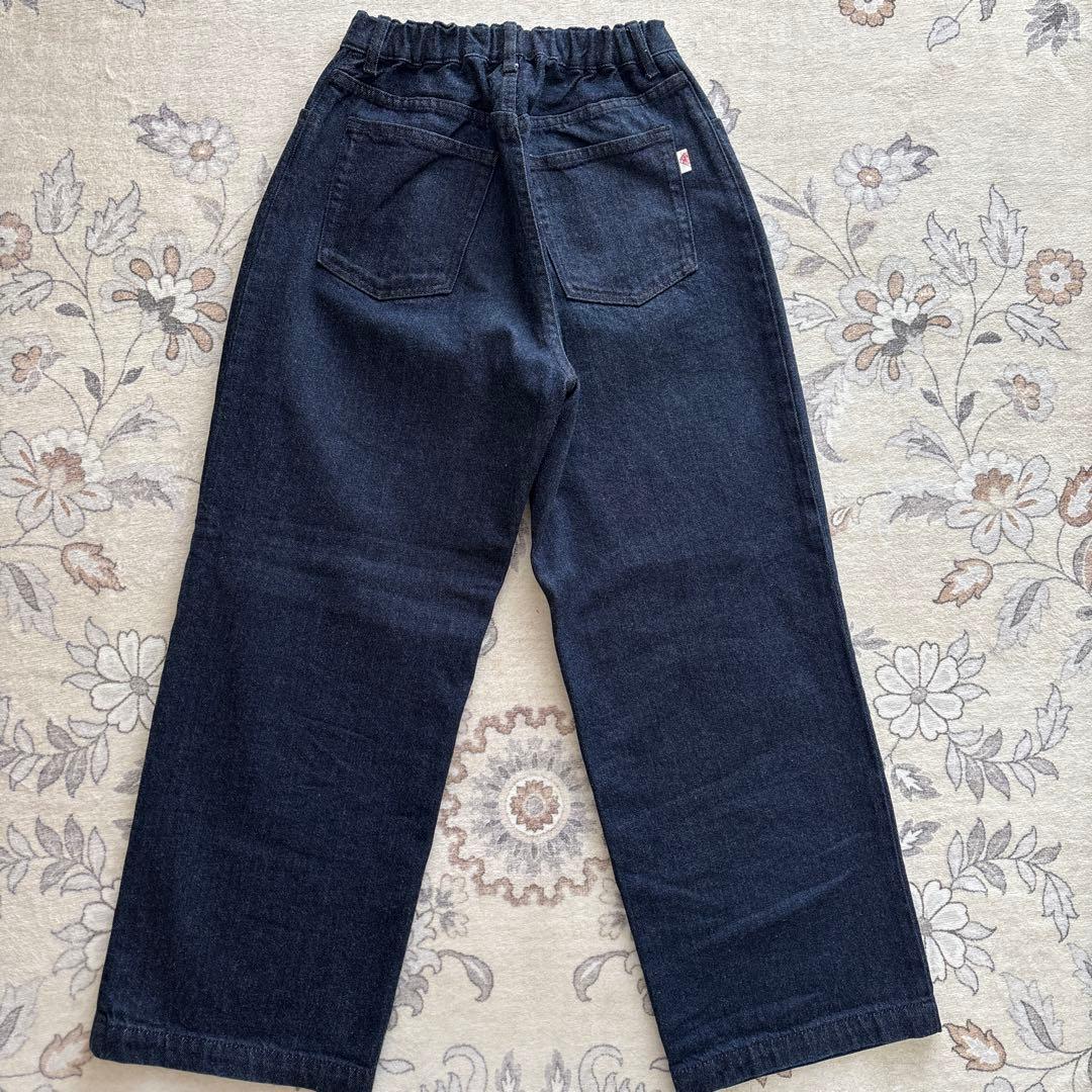DANTON ダントン　タックデニムパンツ　36
